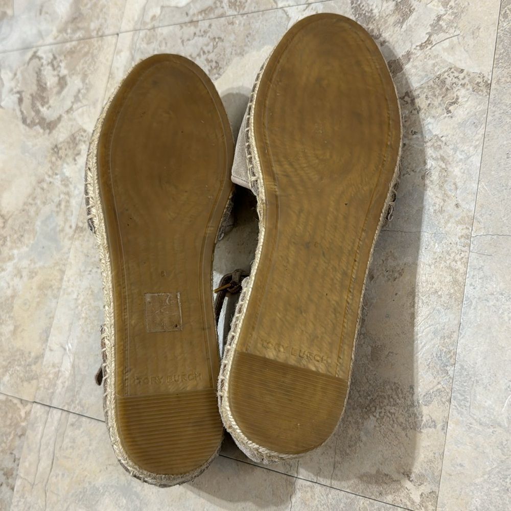 Tory Burch Eleanor D’Orsay Espadrille Size 8 - Picture 5 of 6